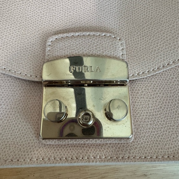 Furla Light Pink Bella Mini Leather Crossbody - Picture 8 of 13